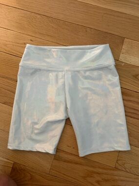 NWT Dori Creations Silver Shorts 12/14